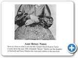 Aunt Betsey Nance
